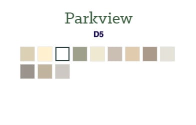 Parkview Siding Color Options
